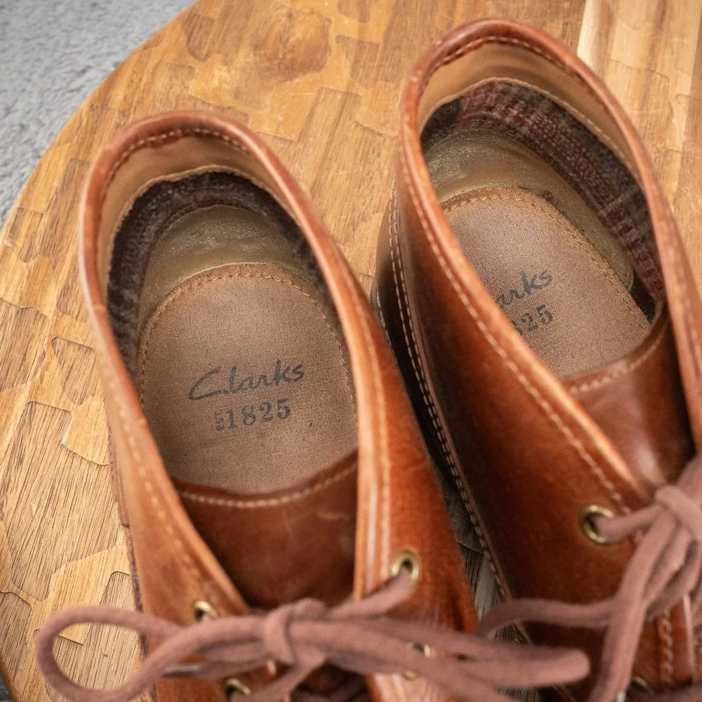 Clarks Montacute Duke Mens Size 9 M Brown Classic Outdoor Leather‎ Chukka Boots